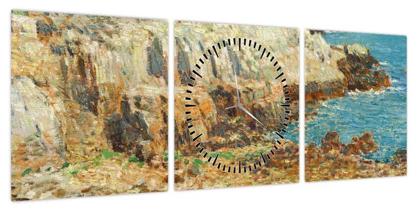 Obraz - Childe Hassam, A North East Headland, reprodukcje (z zegarem) (90x30 cm)