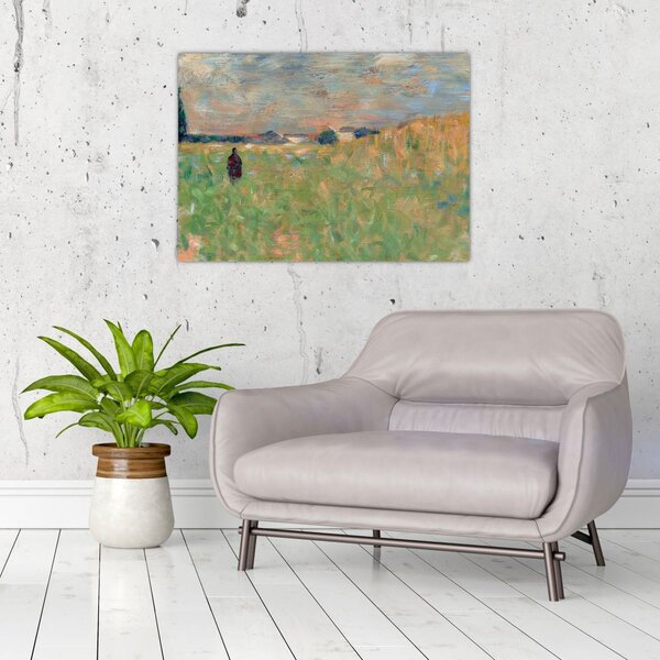 Obraz - Georges Seurat, A Summer Landscape, reprodukcje (70x50 cm)