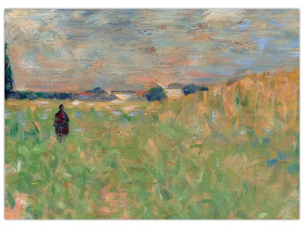 Obraz - Georges Seurat, A Summer Landscape, reprodukcje (70x50 cm)