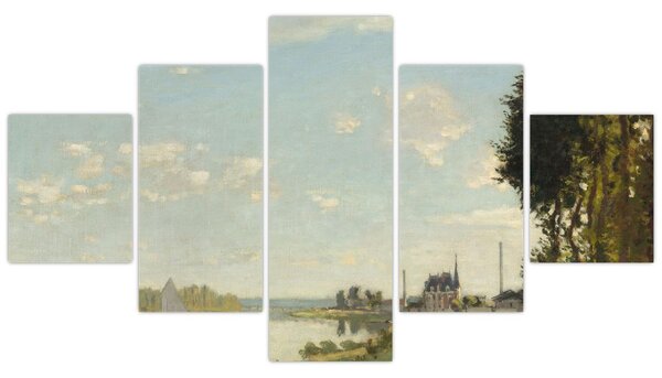 Obraz - Claude Monet, Argenteuil, reprodukcje (125x70 cm)