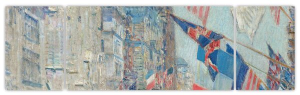 Obraz - Childe Hassam, Allies day, reprodukcje (170x50 cm)