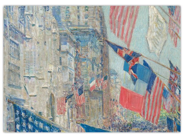 Obraz - Childe Hassam, Allies day, reprodukcje (70x50 cm)