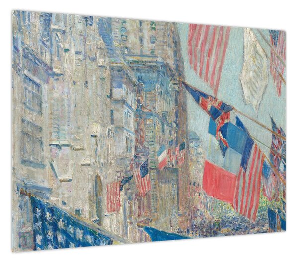 Obraz - Childe Hassam, Allies day, reprodukcje (70x50 cm)