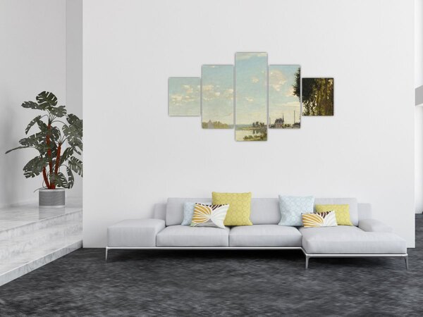Obraz - Claude Monet, Argenteuil, reprodukcje (125x70 cm)