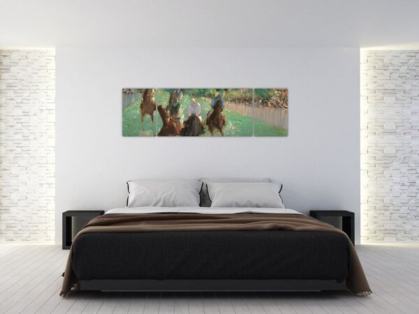 Obraz - Edouard Manet, At the Races, reprodukcje (170x50 cm)