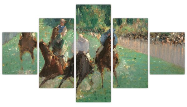 Obraz - Edouard Manet, At the Races, reprodukcje (125x70 cm)