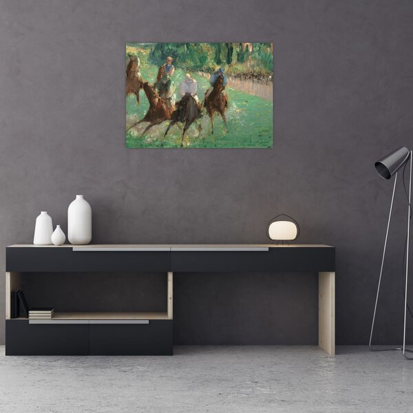 Obraz - Edouard Manet, At the Races, reprodukcje (70x50 cm)