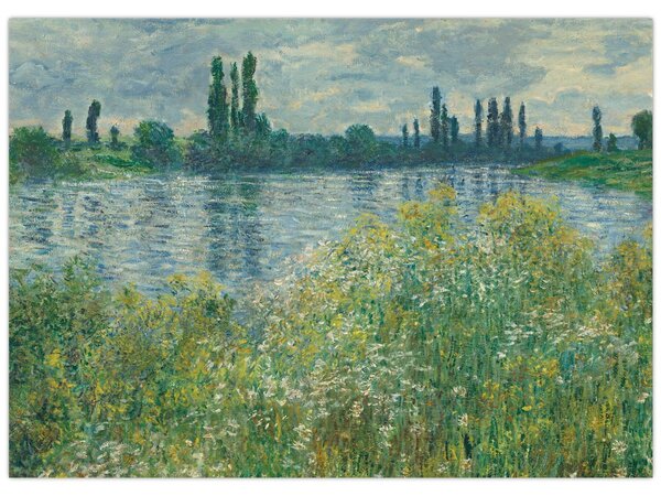 Obraz - Claude Monet, Banks of the Seine, reprodukcje (70x50 cm)