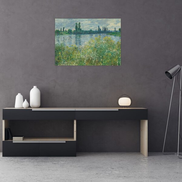 Obraz - Claude Monet, Banks of the Seine, reprodukcje (70x50 cm)