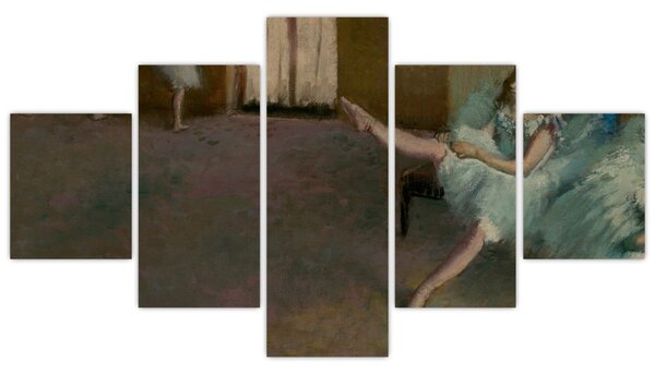 Obraz - Edgar Degas, Before the Ballet, reprodukcje (125x70 cm)