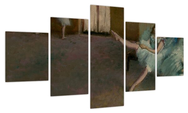 Obraz - Edgar Degas, Before the Ballet, reprodukcje (125x70 cm)