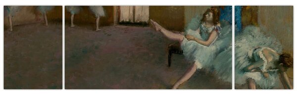 Obraz - Edgar Degas, Before the Ballet, reprodukcje (170x50 cm)