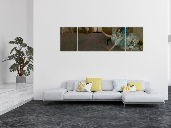 Obraz - Edgar Degas, Before the Ballet, reprodukcje (170x50 cm)