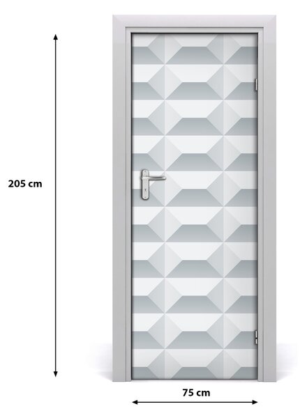 Naklejka samoprzylepna na drzwi Geometryczne tło