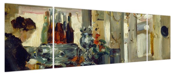 Obraz - Style of Edouard Manet, Bon Bock Cafe, reprodukcje (170x50 cm)
