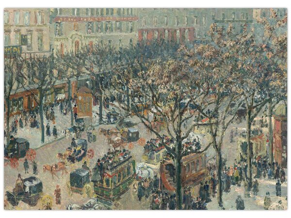 Obraz - Camille Pissarro, Boulevard des Italiens, Morning, Sunlight, reprodukcje (70x50 cm)