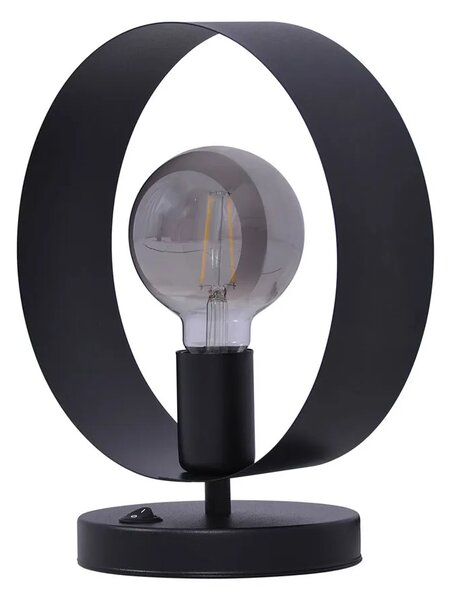 Czarna industrialna lampa stołowa - S904 C2-H78