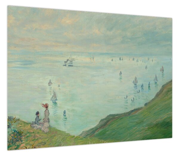 Obraz - Henri Fantin-Latour, Cliffs at Pourville, reprodukcje (70x50 cm)