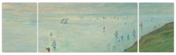 Obraz - Henri Fantin-Latour, Cliffs at Pourville, reprodukcje (170x50 cm)