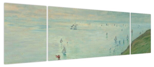 Obraz - Henri Fantin-Latour, Cliffs at Pourville, reprodukcje (170x50 cm)