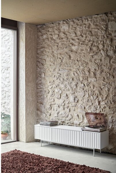 Biała szafka pod TV 180x52 cm Sierra – Teulat