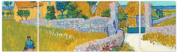 Obraz - Vincent van Gogh, Farmhouse in Provence, reprodukcje (170x50 cm)