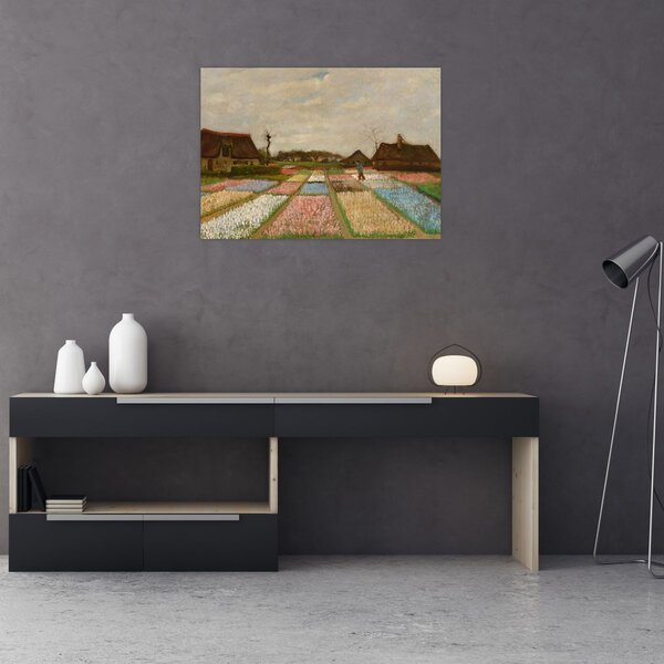 Obraz - Vincent van Gogh, Flower Beds in Holland, reprodukcje (70x50 cm)