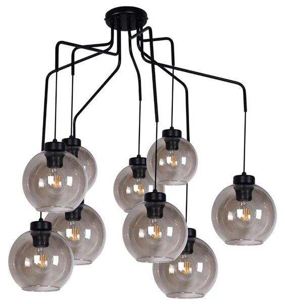 Duża lampa wisząca loftowa z 9 zwisami - 15X S827 M1-M65