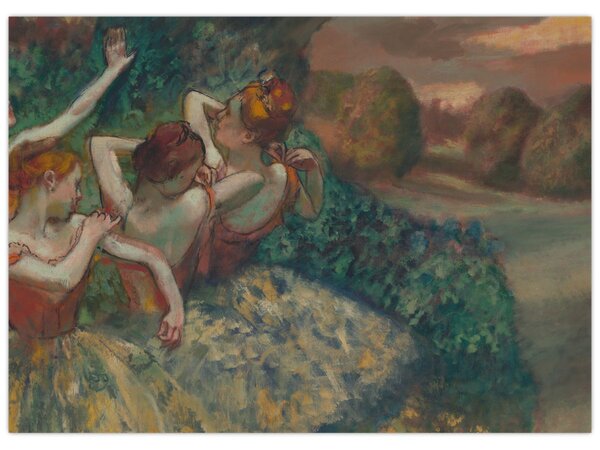 Obraz - Edgar Degas, Four Dancers, reprodukcje (70x50 cm)