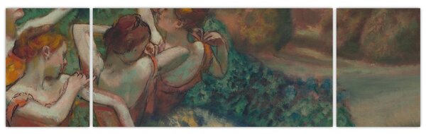 Obraz - Edgar Degas, Four Dancers, reprodukcje (170x50 cm)