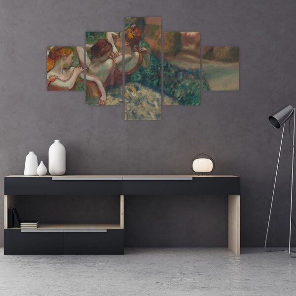 Obraz - Edgar Degas, Four Dancers, reprodukcje (125x70 cm)