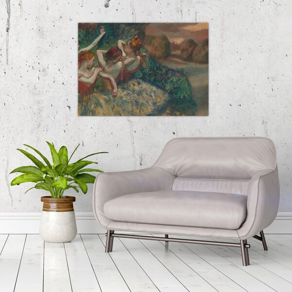 Obraz - Edgar Degas, Four Dancers, reprodukcje (70x50 cm)