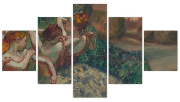 Obraz - Edgar Degas, Four Dancers, reprodukcje (125x70 cm)