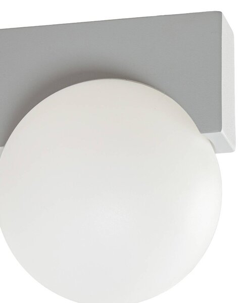 Kinkiet zewnętrzny LED Vijon Lucande, aluminiowy / szary / cynkowy, aluminium, nowoczesny