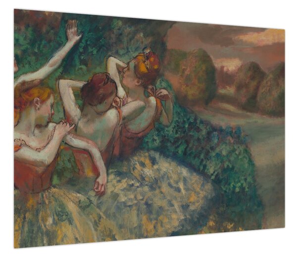 Obraz - Edgar Degas, Four Dancers, reprodukcje (70x50 cm)