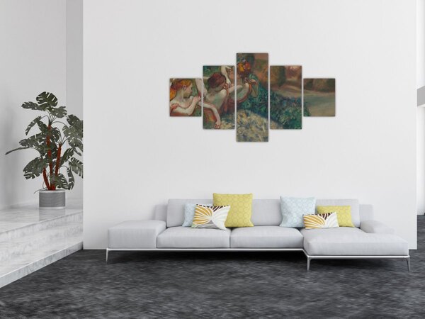 Obraz - Edgar Degas, Four Dancers, reprodukcje (125x70 cm)