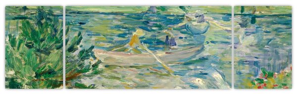 Obraz - Berthe Morisot, Girl in a Boat with Geese, reprodukcje (170x50 cm)