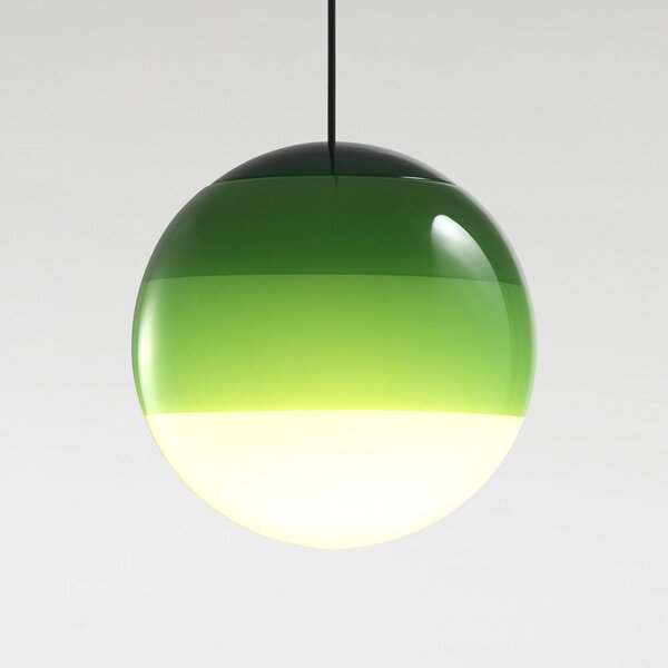 MARSET Lampa wisząca designerska Dipping Light, możliwość ściemniania, zielony, salon / jadalnia, szkło, design