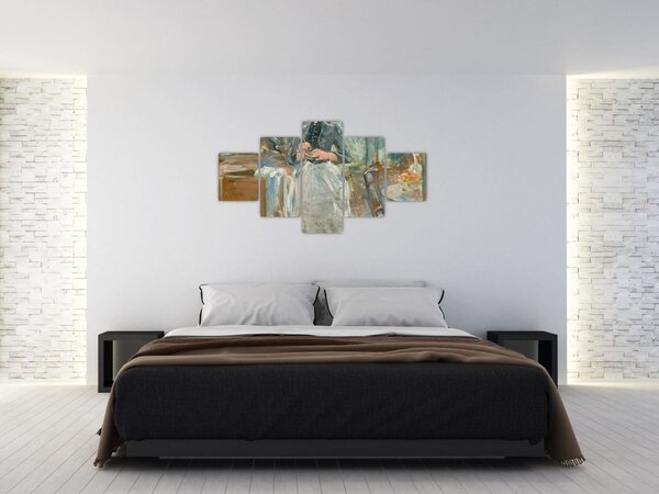Obraz - Berthe Morisoti, In the Dining Room, reprodukcje (125x70 cm)