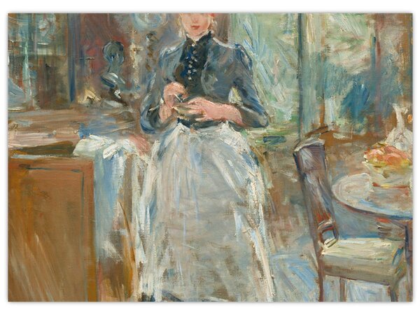 Obraz - Berthe Morisoti, In the Dining Room, reprodukcje (70x50 cm)