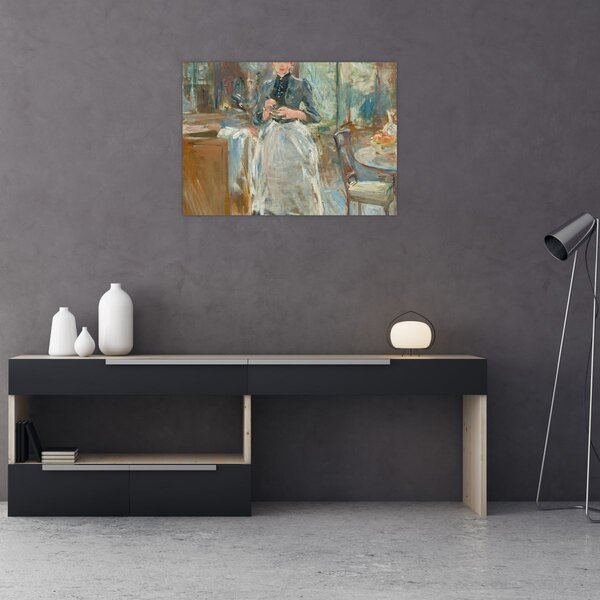 Obraz - Berthe Morisoti, In the Dining Room, reprodukcje (70x50 cm)