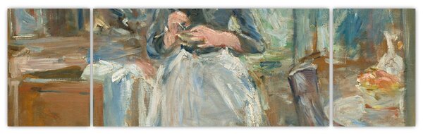 Obraz - Berthe Morisoti, In the Dining Room, reprodukcje (170x50 cm)