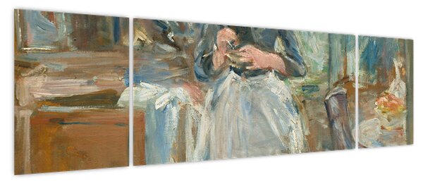Obraz - Berthe Morisoti, In the Dining Room, reprodukcje (170x50 cm)