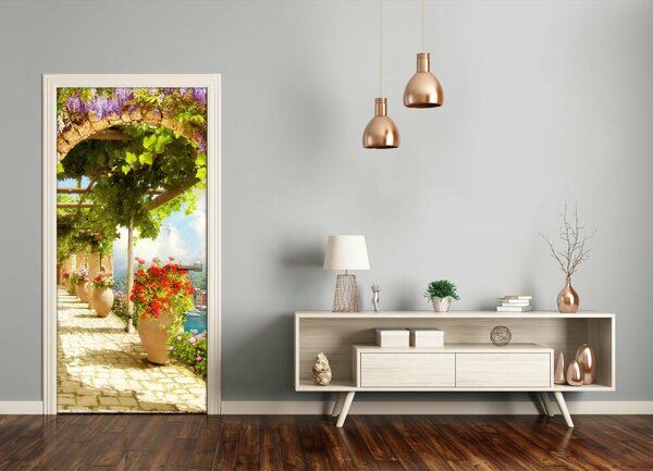 Fototapeta samoprzylepna na drzwi Cyfrowy fresk