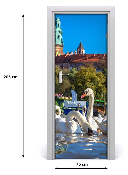 Fototapeta samoprzylepna na drzwi Kraków Polska