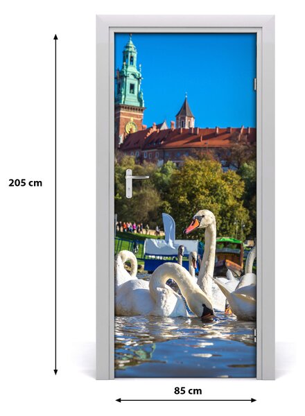 Fototapeta samoprzylepna na drzwi Kraków Polska