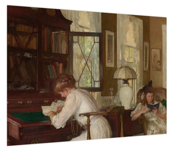Obraz - Edmund Tarbell, Josephine and Mercie, reprodukcje (70x50 cm)