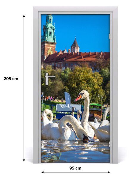 Fototapeta samoprzylepna na drzwi Kraków Polska
