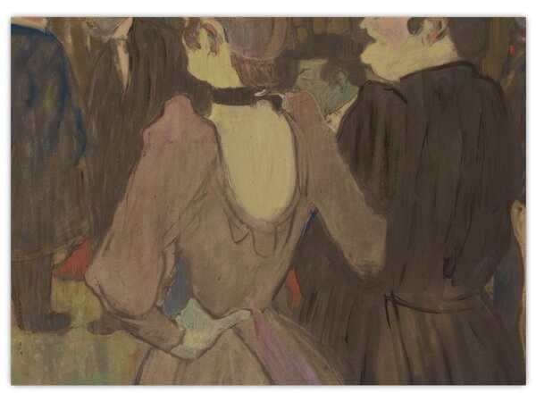 Obraz - Henri de Toulouse-Lautrec, La Goulue and Her Sister, reprodukcje (70x50 cm)