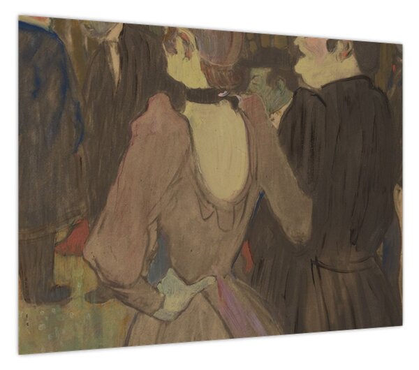 Obraz - Henri de Toulouse-Lautrec, La Goulue and Her Sister, reprodukcje (70x50 cm)